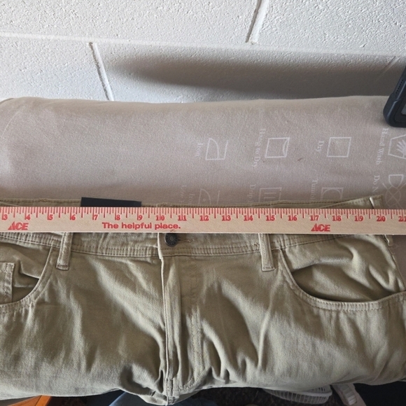 NEW JACHS NEW YORK Straight Fit  5 Pocket Pants in Khaki Size 40x32 - Picture 7 of 9